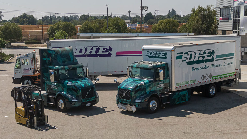 Volvo Trucks' customer, Dependable Highway Express, is electrifying Southern California distribution facility - Fleet Equipment Magazine