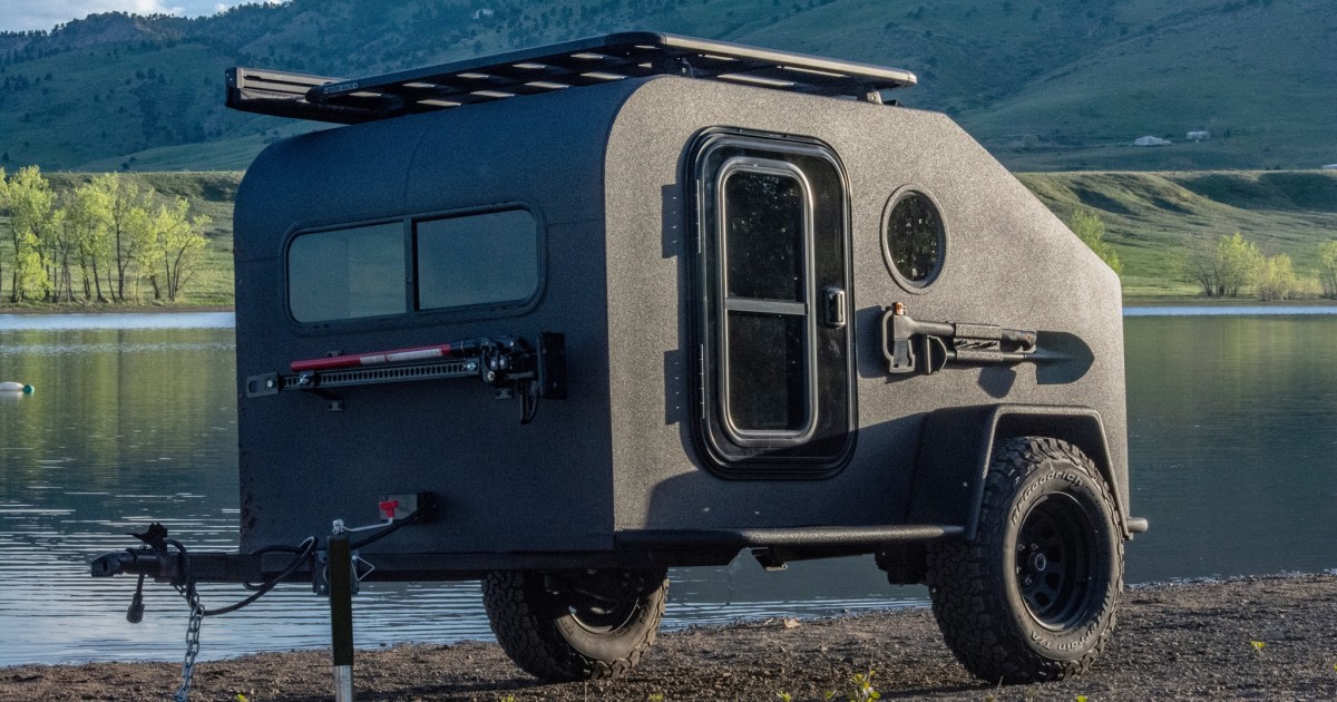 Solar powered off-road teardrop swaps propane for electric camping - New Atlas