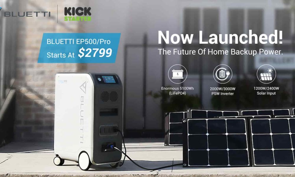 BLUETTI's new $ 2,799 mobile solar battery EP500 is available now - KnowTechie
