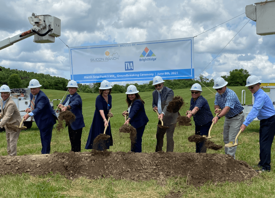 BrightRidge, Silicon Ranch Groundbreaking for solar project in Tennessee