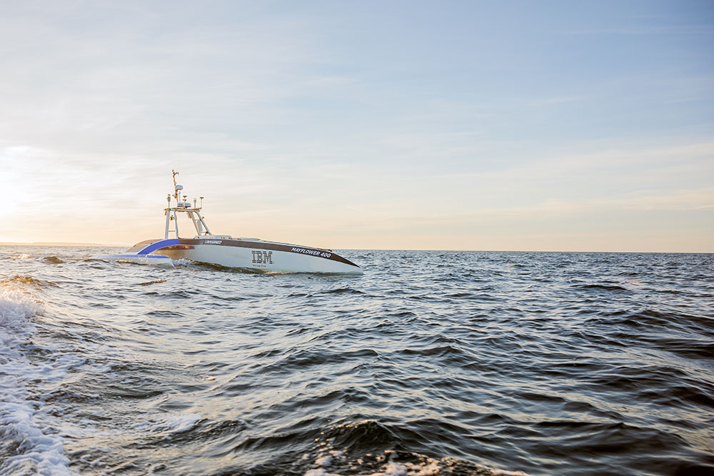 Mayflower sets sail, turns around after a minor problem and tries again - in unmanned systems