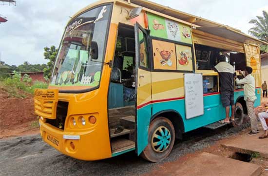 Mangalore: Mobile canteen near Kateel bus station runs completely on solar power - Daijiworld.com