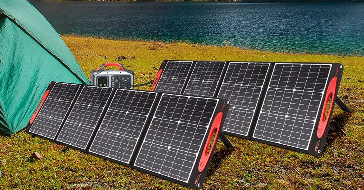 ROCKPALS '200W solar panel has 18W USB-C to run off-grid areas for $ 300, more New Green Offerings - Electrek
